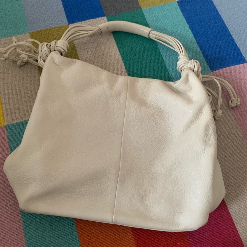 Oroton Alpine Hobo in Cream Leather - Picture 2 of 10